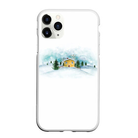 Чехол для iPhone 11 Pro матовый с принтом Нежность. Зимний пейзаж в Новосибирске, Силикон |  | зима | зимний пейзаж | нежность | новогодний | пейзаж | снег