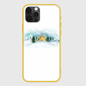 Чехол для iPhone 12 Pro с принтом Нежность. Зимний пейзаж в Новосибирске, силикон | область печати: задняя сторона чехла, без боковых панелей | зима | зимний пейзаж | нежность | новогодний | пейзаж | снег