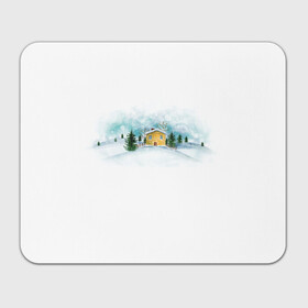 Прямоугольный коврик для мышки с принтом Нежность. Зимний пейзаж в Новосибирске, натуральный каучук | размер 230 х 185 мм; запечатка лицевой стороны | Тематика изображения на принте: зима | зимний пейзаж | нежность | новогодний | пейзаж | снег