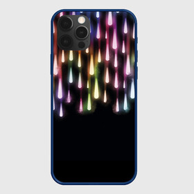 Чехол для iPhone 12 Pro Max с принтом Праздничные Огни в Новосибирске, Силикон |  | christmas | lights | new year | гирлянда | лампочки | новогодние | огоньки | салют