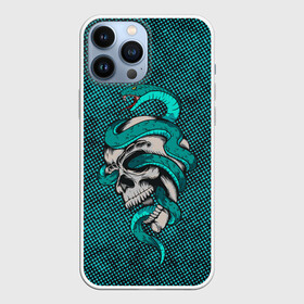 Чехол для iPhone 13 Pro Max с принтом SKULL  SNAKE в Новосибирске,  |  | art | bones | dead | death | poison | skull | snake | арт | змеи | змея | кости | череп | черепа | яд | ядовитая