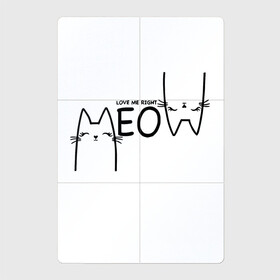 Магнитный плакат 2Х3 с принтом Кошечка с милыми ушками в Новосибирске, Полимерный материал с магнитным слоем | 6 деталей размером 9*9 см | cat | девушке | кот | кошка | подарок | уши