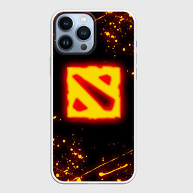 Чехол для iPhone 13 Pro Max с принтом DOTA 2 FIRE LOGO   ДОТА 2 ОГНЕННЫЙ ЛОГО в Новосибирске,  |  | bristleback | dota | dota 2 | dota2 | heroes | invoker | lina | og team | pudge | shadow | shadow fiend | team liquid | team spirit | the international | windranger | бристелбек | бристл | брызги | брызги красок | дота | дота 2 | дота2 | краски | пудж | т