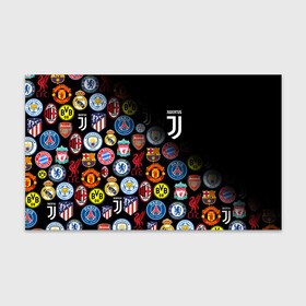 Бумага для упаковки 3D с принтом JUVENTUS LOGOBOMBING SPORT в Новосибирске, пластик и полированная сталь | круглая форма, металлическое крепление в виде кольца | black white | cr7 | fc juventus | football | juve | juventus | ronaldo | sport | бык | роналдо | роналду | спорт | футбол | чёрно белый | ювентус