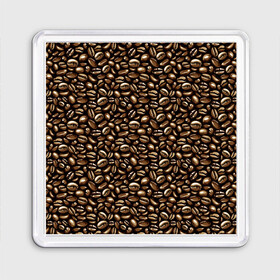 Магнит 55*55 с принтом Кофе (Coffee) в Новосибирске, Пластик | Размер: 65*65 мм; Размер печати: 55*55 мм | americano | chocolate | coffee | espresso | latte | moccacino | mocha | nescafe | tea | американо | арабика | бариста | бармен | капучино | кофе | кофевар | кофейные зерна | кофейня | кружка кофе | латте | макиато | моккачино | мокко |