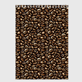 Скетчбук с принтом Кофе (Coffee) в Новосибирске, 100% бумага
 | 48 листов, плотность листов — 100 г/м2, плотность картонной обложки — 250 г/м2. Листы скреплены сверху удобной пружинной спиралью | americano | chocolate | coffee | espresso | latte | moccacino | mocha | nescafe | tea | американо | арабика | бариста | бармен | капучино | кофе | кофевар | кофейные зерна | кофейня | кружка кофе | латте | макиато | моккачино | мокко |