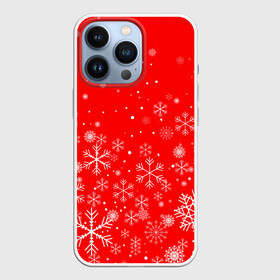 Чехол для iPhone 13 Pro с принтом Летящие снежинки в Новосибирске,  |  | 2022 | happy new year | merry christmas | год тигра | зима близко | нг | новогодний | новогодний тигр | новый год | новый год 2022 | рождество | символ 2022 года | снежинки