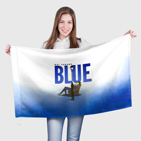 Флаг 3D с принтом MAI YAMANE BLUE в Новосибирске, 100% полиэстер | плотность ткани — 95 г/м2, размер — 67 х 109 см. Принт наносится с одной стороны | cowboy bebop | spike spiegel | аниме | ковбой бибоп | ковбойский бибоп | красный дракон | манга | охотник за головами | синдикат | спайк шпигель