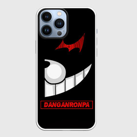 Чехол для iPhone 13 Pro Max с принтом Черная половина Монокума   Danganronpa в Новосибирске,  |  | Тематика изображения на принте: academy of hope and high | danganronpa | monokuma | school students of despair | trigger happy havoc | ultimate despair h | аниме | данганромпа | данганронпа | директор абсолютного отчаяния | директор академии пик надежды | манга | маскот danganronpa | мо