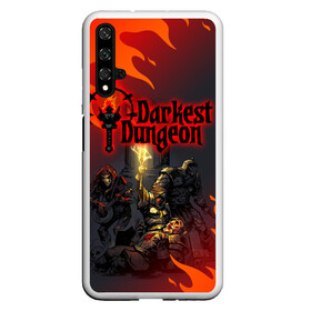 Чехол для Honor 20 с принтом DARKEST DUNGEON   ТЕМНЕЙШЕЕ ПОДЗЕМЕЛЬЕ в Новосибирске, Силикон | Область печати: задняя сторона чехла, без боковых панелей | darkest dungeon | darkest dungeon 2 | ад | готика | игра | огонь | пламя | темнейшее подземелье | ужасы