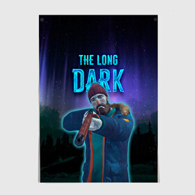 Постер с принтом The Long Dark Will Mackenzie в Новосибирске, 100% бумага
 | бумага, плотность 150 мг. Матовая, но за счет высокого коэффициента гладкости имеет небольшой блеск и дает на свету блики, но в отличии от глянцевой бумаги не покрыта лаком | long dark | the long dark | will mackenzie | длинная тьма | долгая тьма | игра long dark | уилл маккензи