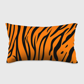 Подушка 3D антистресс с принтом Текстура тигра/tiger в Новосибирске, наволочка — 100% полиэстер, наполнитель — вспененный полистирол | состоит из подушки и наволочки на молнии | tiger | кошка | оранжевый черный | символ 22 года | текстура | тигр