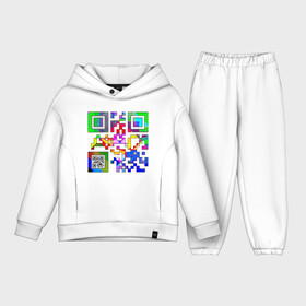 Детский костюм хлопок Oversize с принтом Color QR в Новосибирске,  |  | coronavirus | covid | covid19 | qr code | qr код | sputnik | вакцина | вакцинация | вирус | здоровье | изоляция | иммунитет | карантин | ковид | код | корона | коронавирус | маркировка | маска | матрица | п | пандемия