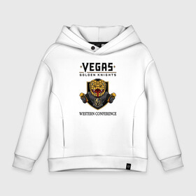 Детское худи Oversize хлопок с принтом Vegas Golden Knights Вегас Золотые Рыцари в Новосибирске, френч-терри — 70% хлопок, 30% полиэстер. Мягкий теплый начес внутри —100% хлопок | боковые карманы, эластичные манжеты и нижняя кромка, капюшон на магнитной кнопке | golden | hockey | ice | knights | nhl | sport | team | vegsd | вегас | золото | лед | нхл | рыцари | спорт | хоккей | шайбу