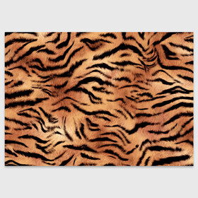 Поздравительная открытка с принтом Шкура тигра текстура в Новосибирске, 100% бумага | плотность бумаги 280 г/м2, матовая, на обратной стороне линовка и место для марки
 | 2022 | год тигра | новый год | новый год 2022 | символ года | тигр | тигренок | тигрица | тигры