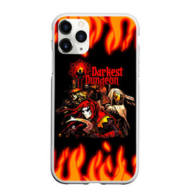 Чехол для iPhone 11 Pro Max матовый с принтом Darkest Dungeon Heroes в Новосибирске, Силикон |  | Тематика изображения на принте: darkest dungeon | могильная воровка | прокаженный | темнейшее подземелье | темное подземелье | шут