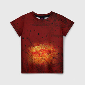 Детская футболка 3D с принтом Взрыв на Марсе в Новосибирске, 100% гипоаллергенный полиэфир | прямой крой, круглый вырез горловины, длина до линии бедер, чуть спущенное плечо, ткань немного тянется | атмосфера марса | атомный взрыв | жизнь на марсе | колонизация марса | космос | красная планета | непознанное | планета марс | приземление на марс | тайны космоса | экспедиция на марс