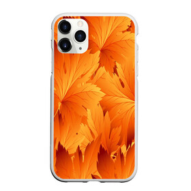 Чехол для iPhone 11 Pro матовый с принтом Кленовая сладость в Новосибирске, Силикон |  | желтый | клен | кленовый лист | лист | листопад | листья | оранжевый | осень
