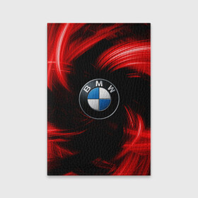 Обложка для паспорта матовая кожа с принтом BMW RED BEAST в Новосибирске, натуральная матовая кожа | размер 19,3 х 13,7 см; прозрачные пластиковые крепления | Тематика изображения на принте: autosport | bmw | motorsport | авто | автоспорт | бмв | в тренде | красный | машина | подарок | популярое | рекомендации | спорт