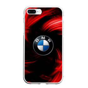 Чехол для iPhone 7Plus/8 Plus матовый с принтом BMW RED BEAST в Новосибирске, Силикон | Область печати: задняя сторона чехла, без боковых панелей | autosport | bmw | motorsport | авто | автоспорт | бмв | в тренде | красный | машина | подарок | популярое | рекомендации | спорт