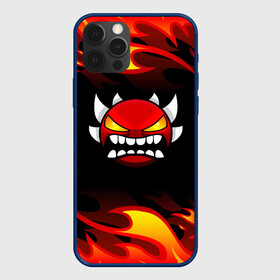 Чехол для iPhone 12 Pro Max с принтом Geometry Dash Fire в Новосибирске, Силикон |  | 2d | arcade | demon | game | geometry dash | levels | meltdown | robtop | smile | аркада | геометрический тире | демон | раннер | смайлы | уровни | эмоции