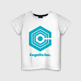 Детская футболка хлопок с принтом Корпорация Заговор Cognito Inc в Новосибирске, 100% хлопок | круглый вырез горловины, полуприлегающий силуэт, длина до линии бедер | cognito inc | inside job | shadow government | когнито | корпорация заговор | мультфильм | рейган ридли | теневое правительство | теории заговора