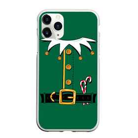 Чехол для iPhone 11 Pro матовый с принтом Christmas Elf Outfit в Новосибирске, Силикон |  | christmas | claus | clothes | deer | elf | frost | helpers | new | north | outfit | pole | santa | year | год | дед | клаус | мороз | новый | одежда | олени | полюс | помощники | рождественский | рождество | санта | санты | северный | эльф