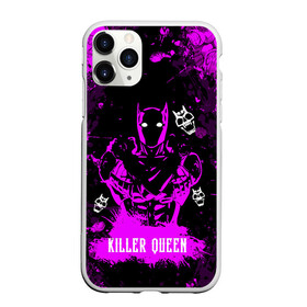 Чехол для iPhone 11 Pro матовый с принтом JOJO   KILLER QUEEN   КОРОЛЕВА УБИЙЦА   АРТ в Новосибирске, Силикон |  | Тематика изображения на принте: adventure | jojo | jojos bizarre | jojos bizarre adventure | killer queen | pattern | yare yare daze | аниме | брызги | джоджо | манга | розовый | узор | яре яре дазе