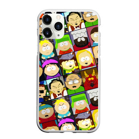 Чехол для iPhone 11 Pro матовый с принтом SOUTH PARK   ЮЖНЫЙ ПАРК   УЗОР   PATTERN в Новосибирске, Силикон |  | eric cartman | park | pattern | south | south park | кайл | картман | картмен | кени | кеннет | кенни | они убили кени | парк | саус парк | сволочи | стэнли | узор | эрик | южный | южный парк