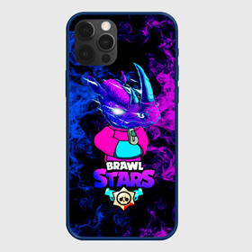 Чехол для iPhone 12 Pro Max с принтом Brawl Stars Леон Носорог 2022 в Новосибирске, Силикон |  | бравл старс | игра | леон | неон | носорог | скин