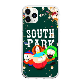 Чехол для iPhone 11 Pro матовый с принтом SOUTH PARK   ЮЖНЫЙ ПАРК   АРТ в Новосибирске, Силикон |  | eric cartman | park | pattern | south | south park | арт | зима | кайл | картман | картмен | кени | кеннет | кенни | они убили кени | парк | саус парк | сволочи | стэнли | узор | эрик | южный | южный парк