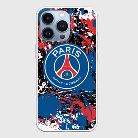 Чехол для iPhone 13 Pro с принтом PSG БРЫЗГИ КРАСОК СПОРТ в Новосибирске,  |  | colors | paints | paris saint germain | psg | saint | sport | брызги | брызги красок | краски | париж | псг | псж | спорт | футбол