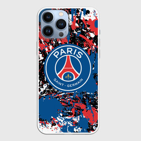 Чехол для iPhone 13 Pro Max с принтом PSG БРЫЗГИ КРАСОК СПОРТ в Новосибирске,  |  | colors | paints | paris saint germain | psg | saint | sport | брызги | брызги красок | краски | париж | псг | псж | спорт | футбол