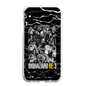 Чехол для iPhone XS Max матовый с принтом Biohazard RE3 в Новосибирске, Силикон | Область печати: задняя сторона чехла, без боковых панелей | game | games | re | resident evil | игра | игры | обитель зла | резедент эвил | реседент ивел