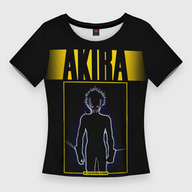 Женская футболка 3D Slim с принтом Тэцуо Сима  Акира в Новосибирске,  |  | 41 | akira | anime | manga | tetsuo shima | акира | аниме | манга | мессия | спаситель | тецуо шима | тэцуо сима