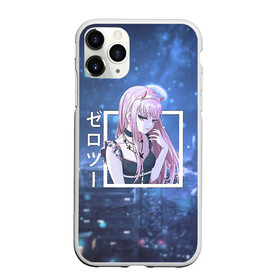 Чехол для iPhone 11 Pro матовый с принтом Zero Two в платье, Darling in the Franxx в Новосибирске, Силикон |  | Тематика изображения на принте: darling | darling in the franxx | zero two | вайфу | зеро ту | код 002 | любимый во франксе | милый во франксе | франкс