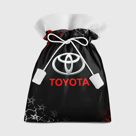 Подарочный 3D мешок с принтом TOYOTA JAPAN RED STYLE ТОЙОТА ЯПОНИЯ в Новосибирске, 100% полиэстер | Размер: 29*39 см | auto | sport | toyota | авто | автомобиль | автомобильные | бренд | марка | машины | спорт | тойота