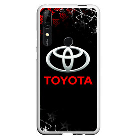 Чехол для Honor P Smart Z с принтом TOYOTA JAPAN RED STYLE ТОЙОТА ЯПОНИЯ в Новосибирске, Силикон | Область печати: задняя сторона чехла, без боковых панелей | auto | sport | toyota | авто | автомобиль | автомобильные | бренд | марка | машины | спорт | тойота