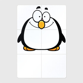 Магнитный плакат 2Х3 с принтом Глазастый пингвин в Новосибирске, Полимерный материал с магнитным слоем | 6 деталей размером 9*9 см | Тематика изображения на принте: арктика | девушкам | детский | детям | для детей | зима | крылья | лёд | мороз | пингвин | природа | птица | холод