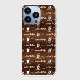 Чехол для iPhone 13 Pro с принтом Coffee To Go (Кофе с собой) в Новосибирске,  |  | americano | chocolate | cof | coffee | espresso | latte | moccacino | mocha | nescafe | tea | американо | арабика | бариста | бармен | капучино | кофе | кофевар | кофейник | кофейные зерна | кофейня | кружка кофе | латте | макиато