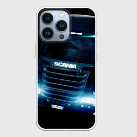 Чехол для iPhone 13 Pro с принтом SCANIA Дальнобой 2022 в Новосибирске,  |  | Тематика изображения на принте: грузовик | дальнобойщик | машина | тягач | фура
