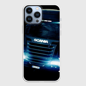Чехол для iPhone 13 Pro Max с принтом SCANIA Дальнобой 2022 в Новосибирске,  |  | грузовик | дальнобойщик | машина | тягач | фура