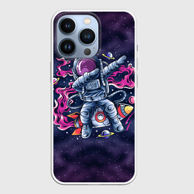 Чехол для iPhone 13 Pro с принтом ASTRONAUT DABBING в Новосибирске,  |  | dab | space | star | астронавт | астрономия | галактика | даб | даббинг | звезды | земля | космонавт | космос | луна | марс | планета | ракета