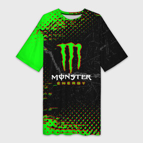 Платье-футболка 3D с принтом [Monster Energy]  Энергетический напиток в Новосибирске,  |  | monster energy | sport | логтип | марка | марка энергетических напитков | монстр энерджи | спорт | энергетический напиток