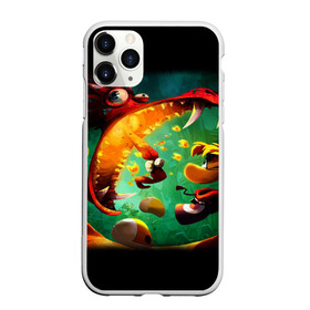 Чехол для iPhone 11 Pro Max матовый с принтом Rayman Legend в Новосибирске, Силикон |  | аркада | дракон | игра | кулак | рейман