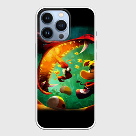 Чехол для iPhone 13 Pro с принтом Rayman Legend в Новосибирске,  |  | аркада | дракон | игра | кулак | рейман