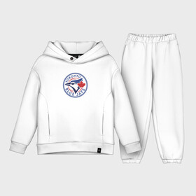 Детский костюм хлопок Oversize с принтом Toronto Blue Jays в Новосибирске,  |  | baseball | bird | canada | jay | team | toronto | бейсбол | канада | птица | сойка | торонто