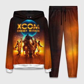 Женский костюм 3D (с толстовкой) с принтом XCOM Enemy Within в Новосибирске,  |  | x com | xcom | xcom enemy within | икс ком | икском