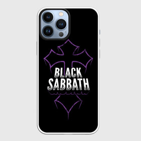 Чехол для iPhone 13 Pro Max с принтом Black Sabbat Cross в Новосибирске,  |  | alternative | black sabbath | metall | music | rock | альтернатива | блэк саббат | металл | музыка | рок