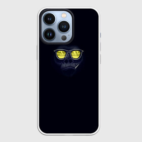 Чехол для iPhone 13 Pro с принтом Обезьяний chill в Новосибирске,  |  | бандит | гангста | джунгли | жара | зубочистка | курорт | обезьяна | отдых | очки | примат | природа | солнцезащитные очки | шимпанзе